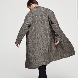 Mango overcoat. Wool blend overcoat